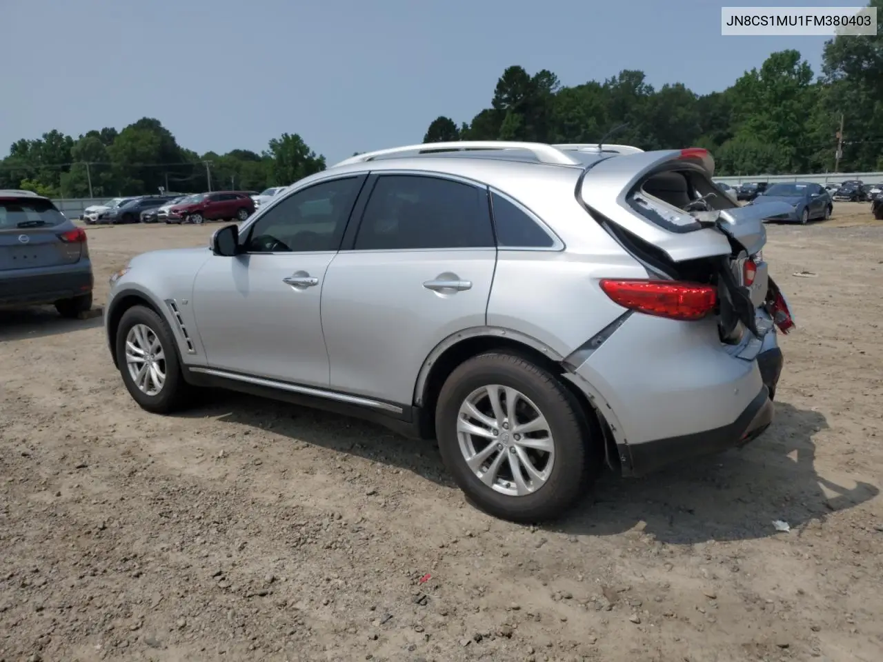 2015 Infiniti Qx70 VIN: JN8CS1MU1FM380403 Lot: 61226805