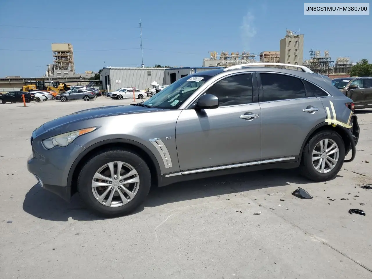 2015 Infiniti Qx70 VIN: JN8CS1MU7FM380700 Lot: 61938375