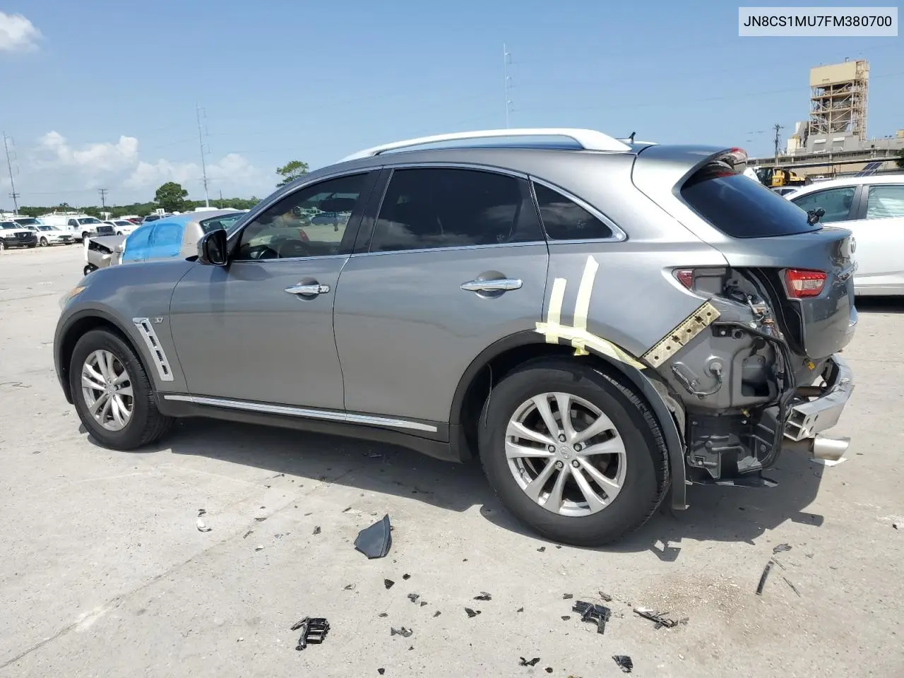 2015 Infiniti Qx70 VIN: JN8CS1MU7FM380700 Lot: 61938375