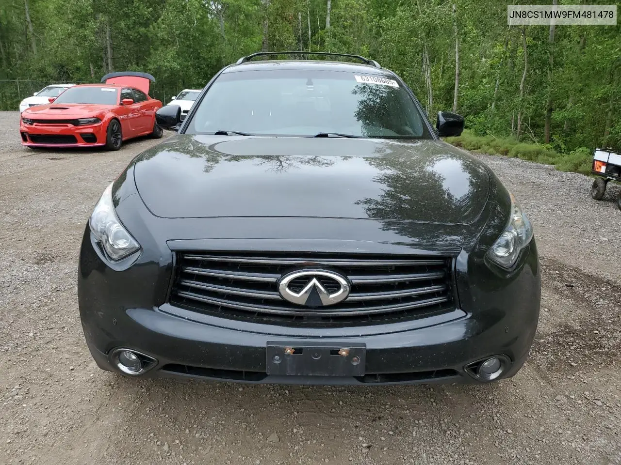 2015 Infiniti Qx70 VIN: JN8CS1MW9FM481478 Lot: 63108685