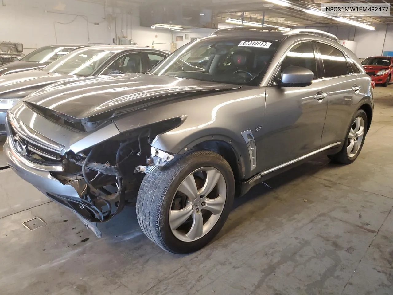 2015 Infiniti Qx70 VIN: JN8CS1MW1FM482477 Lot: 67343813