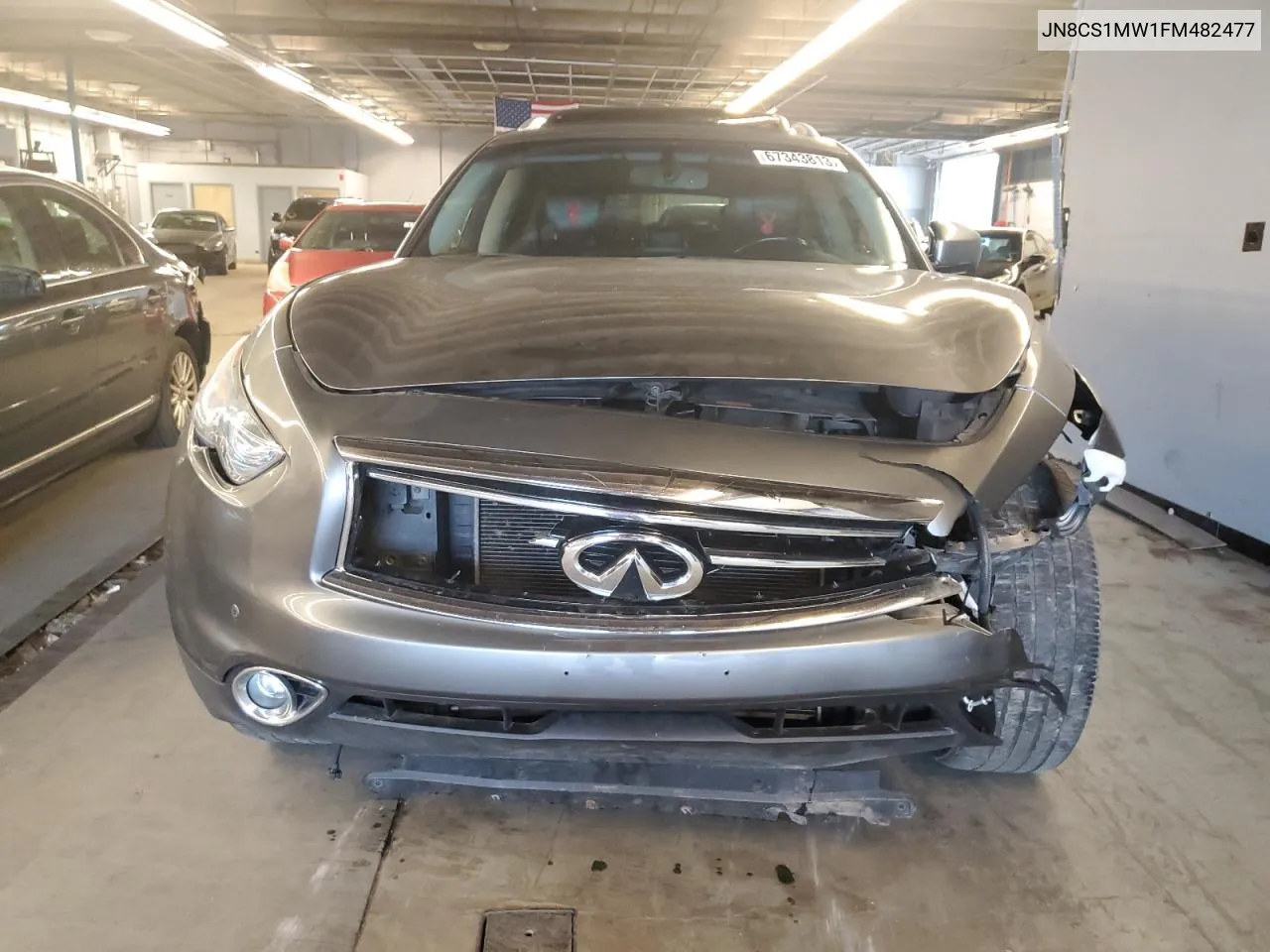 2015 Infiniti Qx70 VIN: JN8CS1MW1FM482477 Lot: 67343813