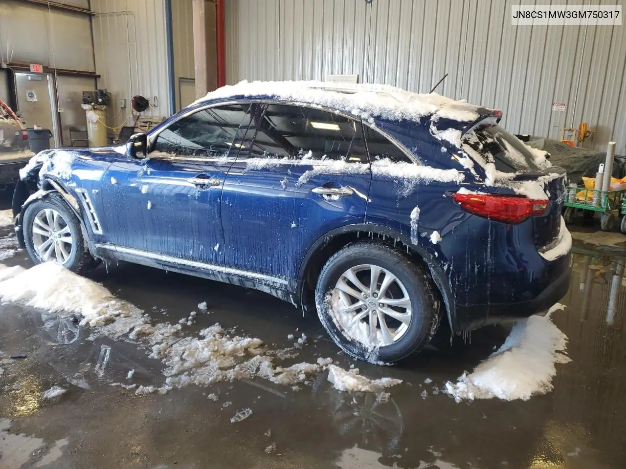 2016 Infiniti Qx70 VIN: JN8CS1MW3GM750317 Lot: 45525785