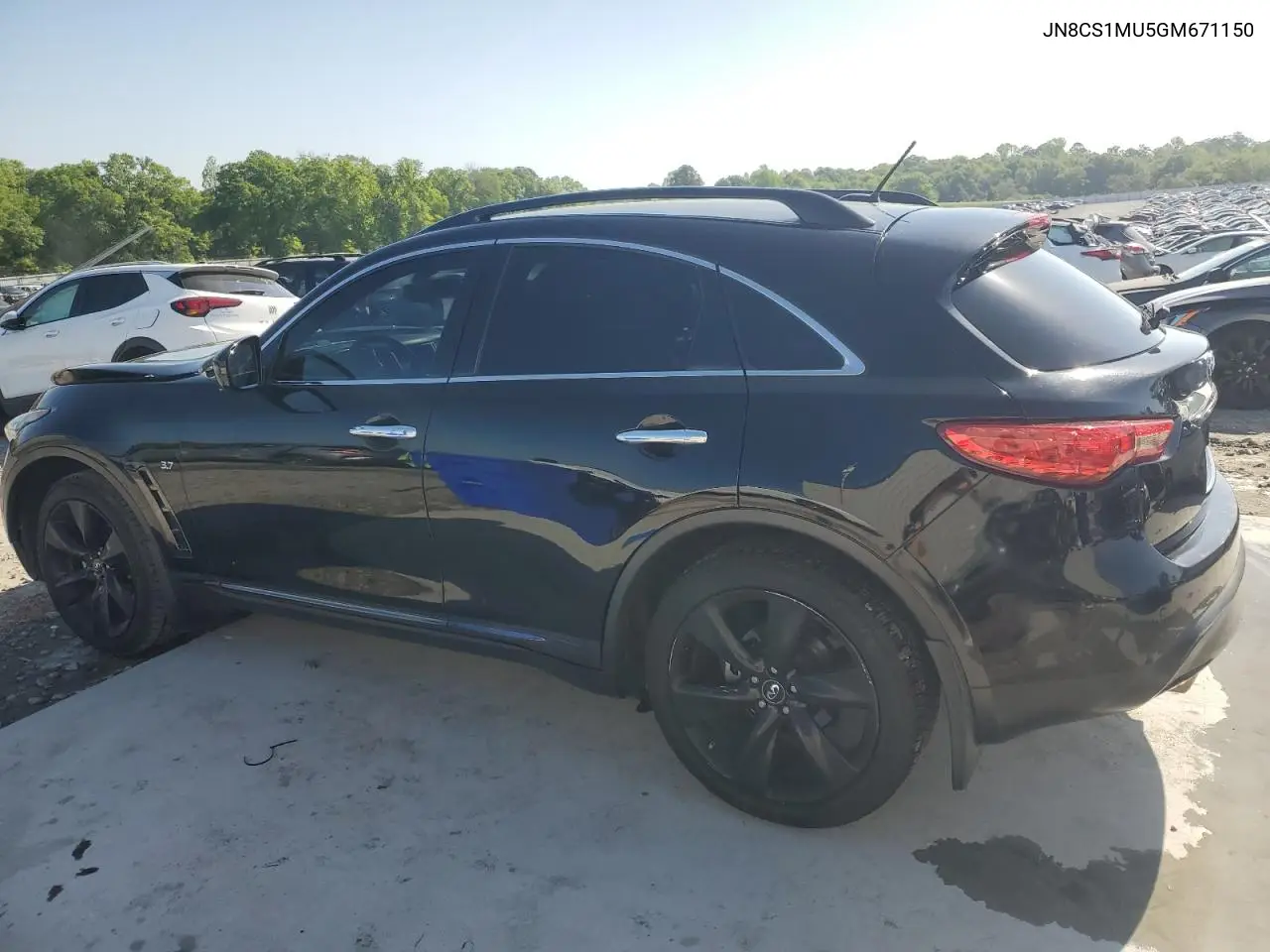 2016 Infiniti Qx70 VIN: JN8CS1MU5GM671150 Lot: 52482345