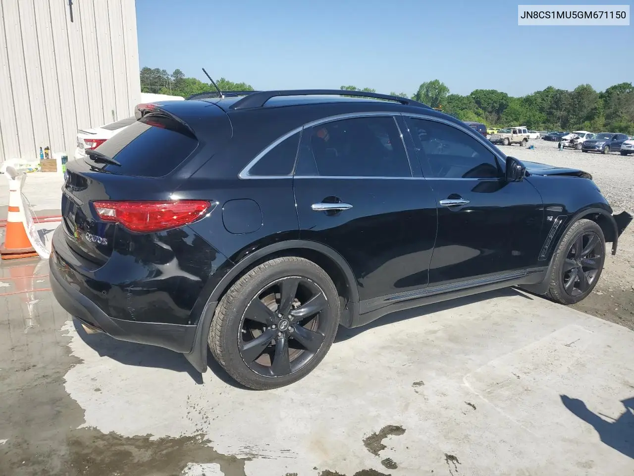 2016 Infiniti Qx70 VIN: JN8CS1MU5GM671150 Lot: 52482345