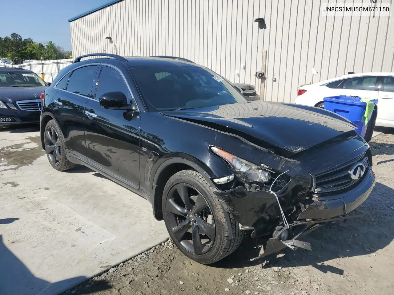 2016 Infiniti Qx70 VIN: JN8CS1MU5GM671150 Lot: 52482345