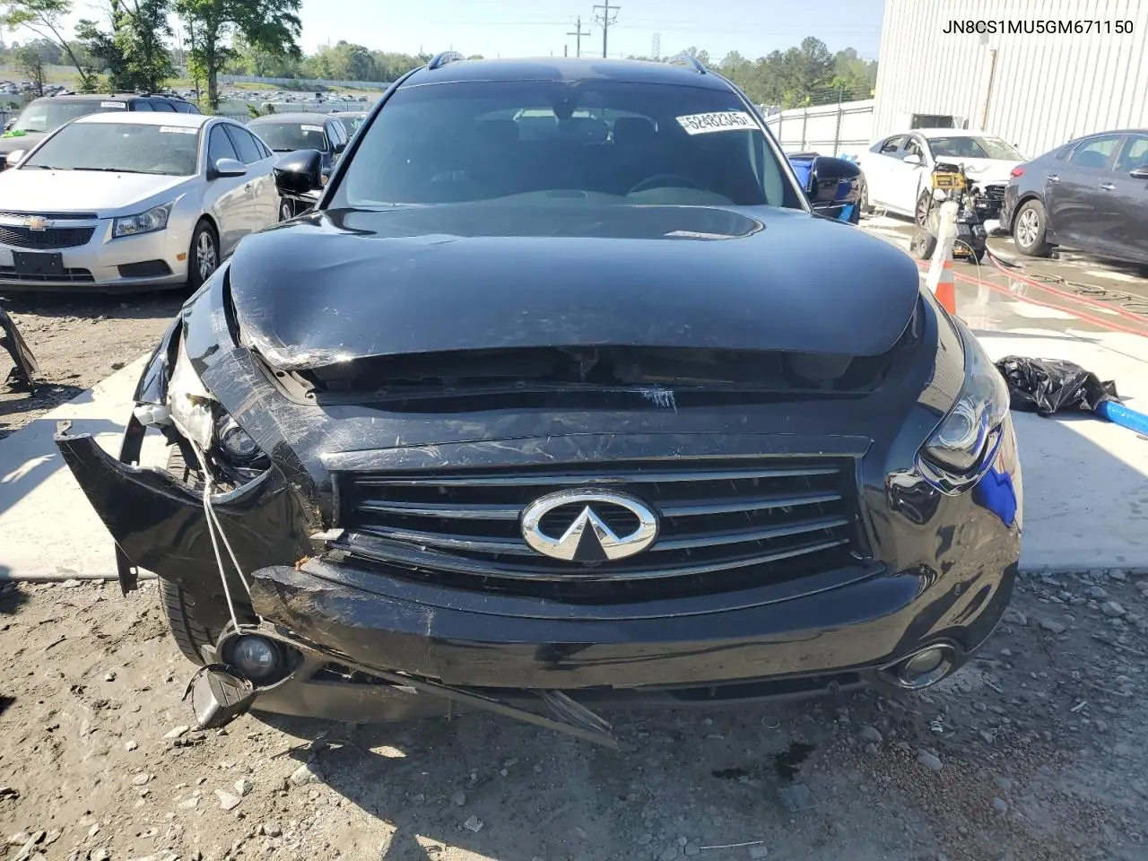2016 Infiniti Qx70 VIN: JN8CS1MU5GM671150 Lot: 52482345