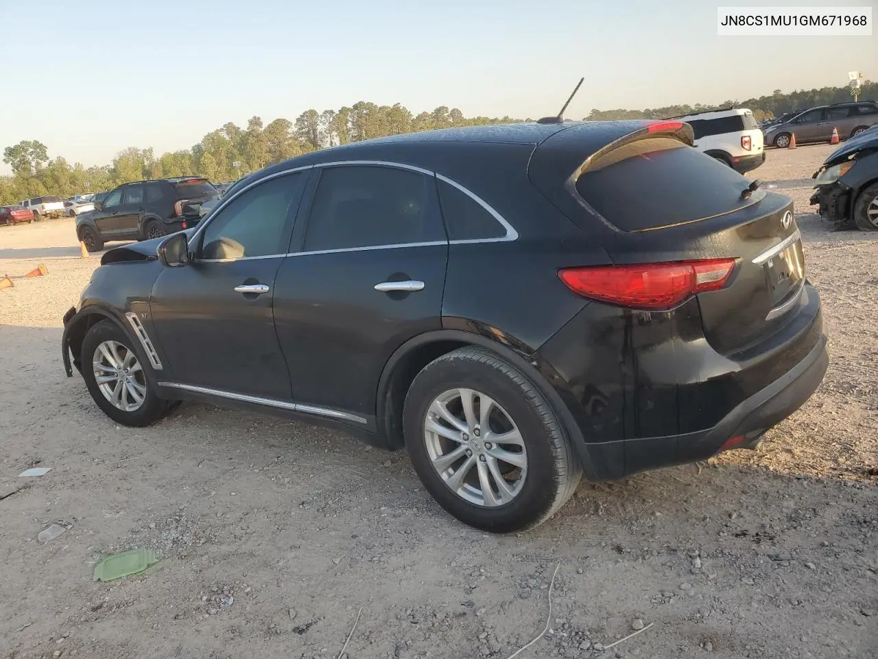 2016 Infiniti Qx70 VIN: JN8CS1MU1GM671968 Lot: 52543315