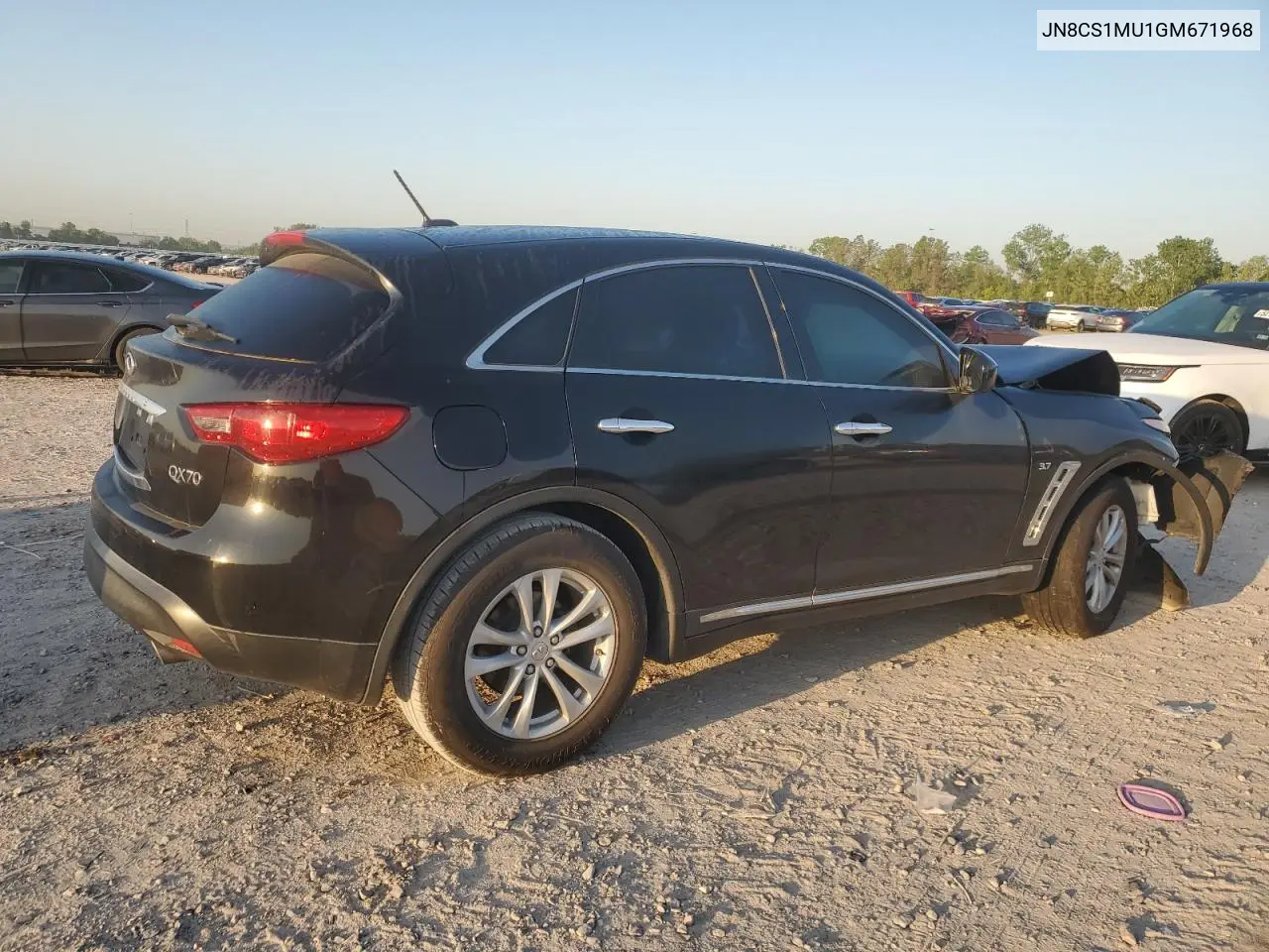 2016 Infiniti Qx70 VIN: JN8CS1MU1GM671968 Lot: 52543315