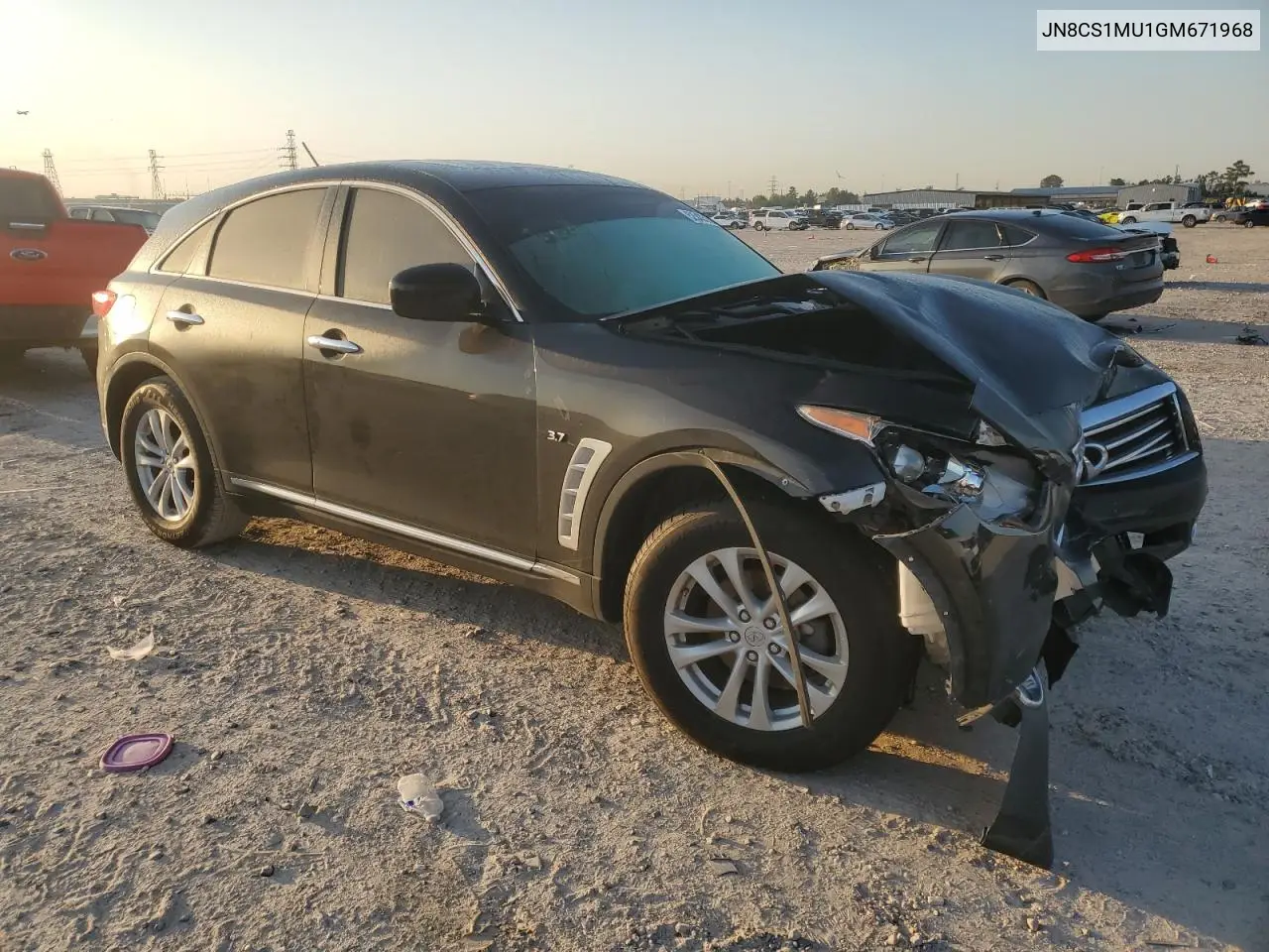 2016 Infiniti Qx70 VIN: JN8CS1MU1GM671968 Lot: 52543315