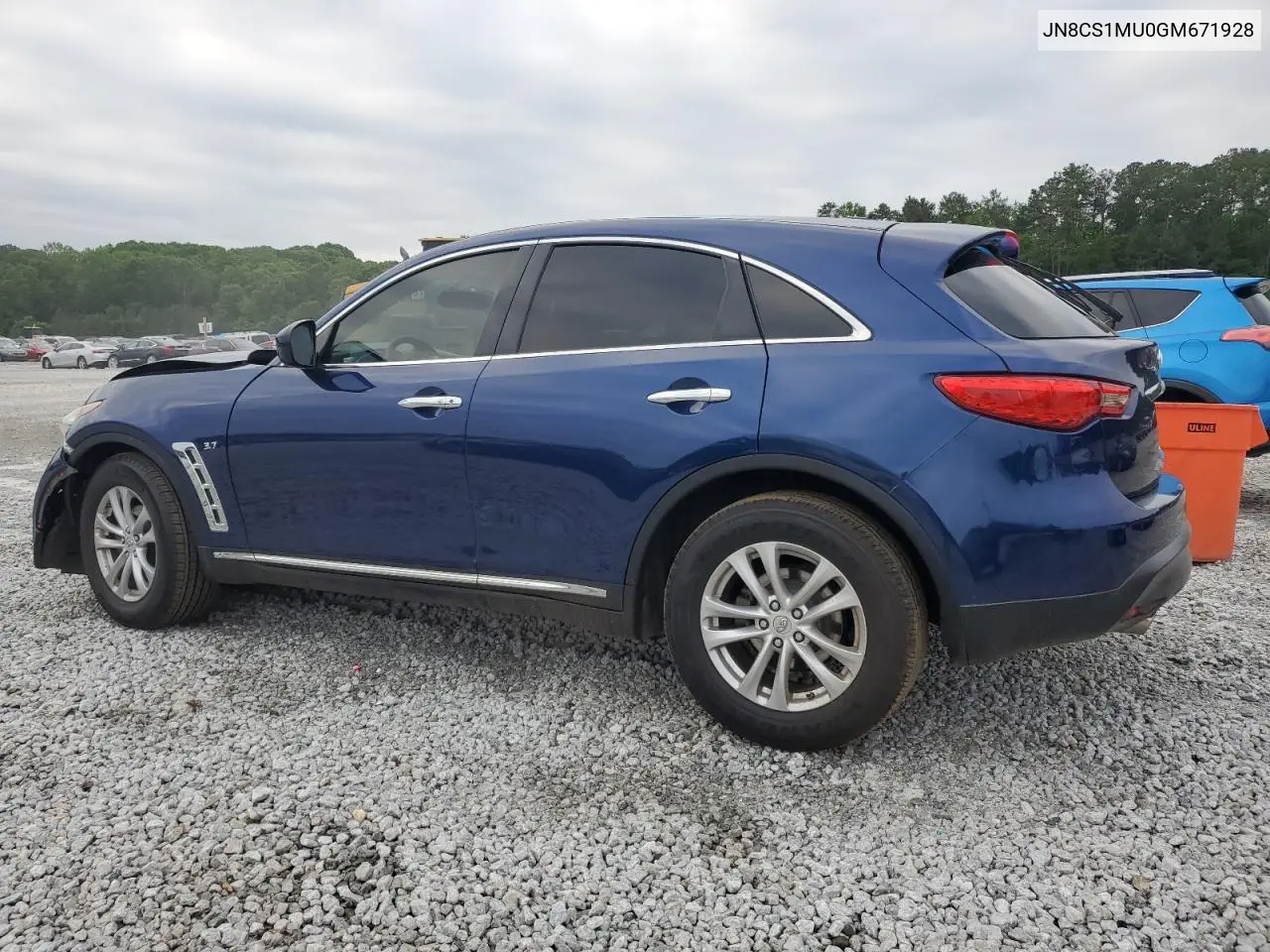2016 Infiniti Qx70 VIN: JN8CS1MU0GM671928 Lot: 54887775