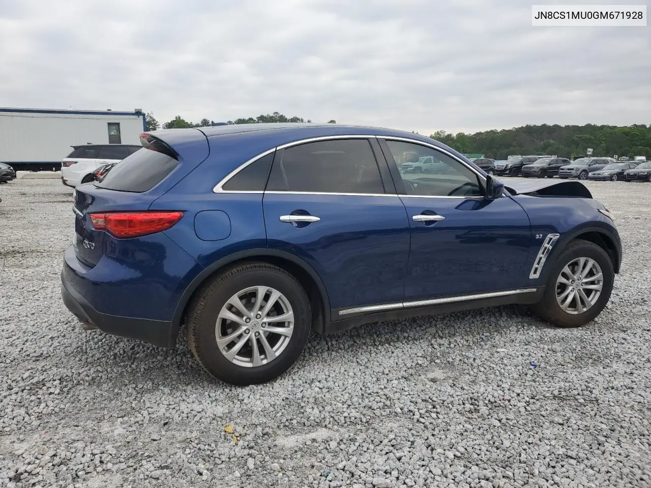2016 Infiniti Qx70 VIN: JN8CS1MU0GM671928 Lot: 54887775