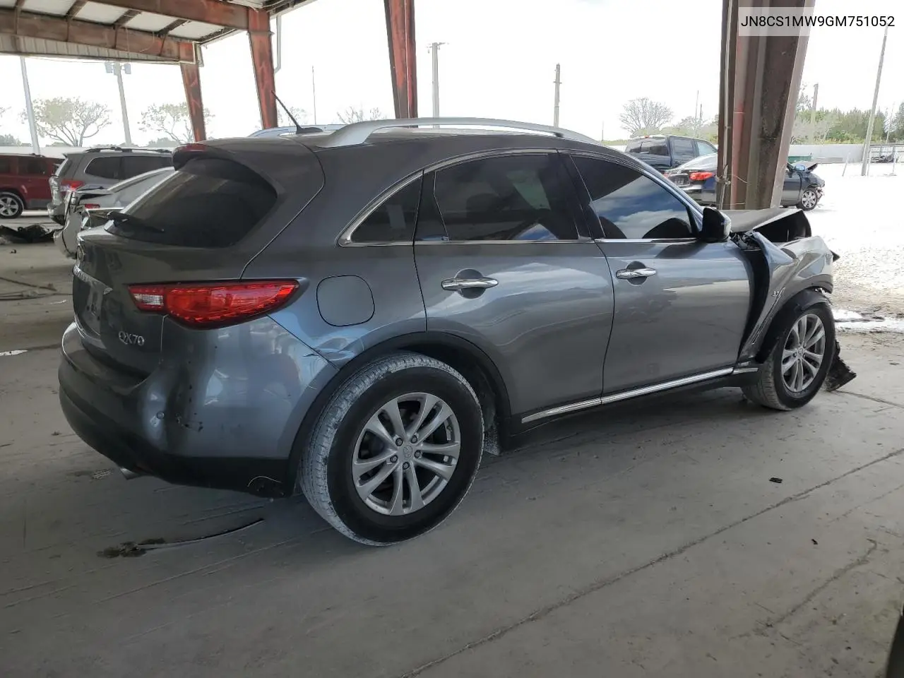 2016 Infiniti Qx70 VIN: JN8CS1MW9GM751052 Lot: 55311115