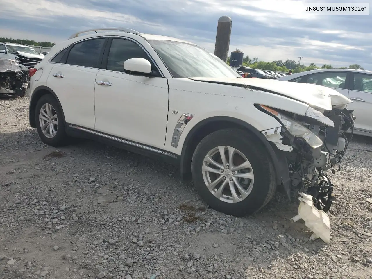 2016 Infiniti Qx70 VIN: JN8CS1MU5GM130261 Lot: 55860435