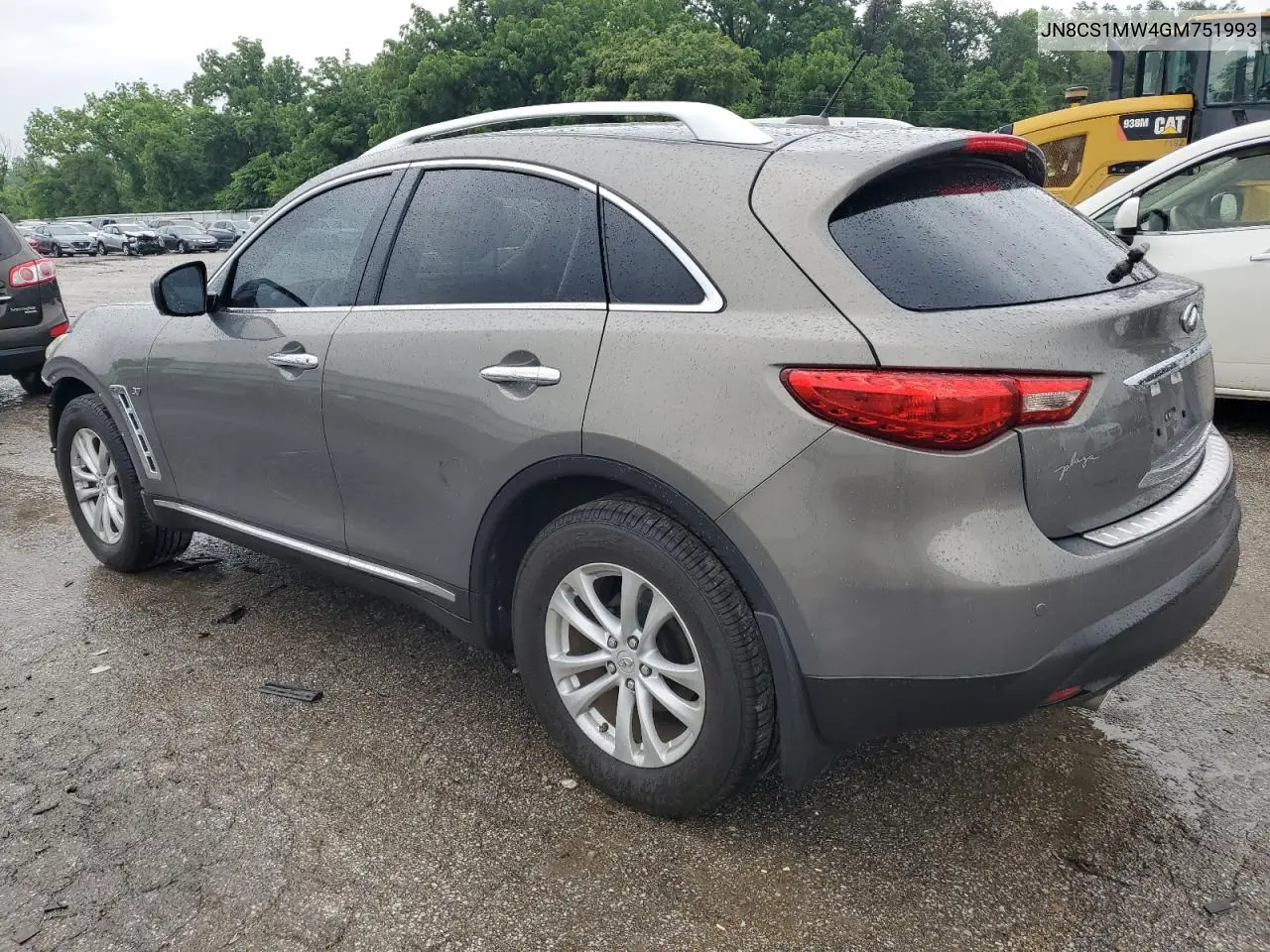 2016 Infiniti Qx70 VIN: JN8CS1MW4GM751993 Lot: 56351675