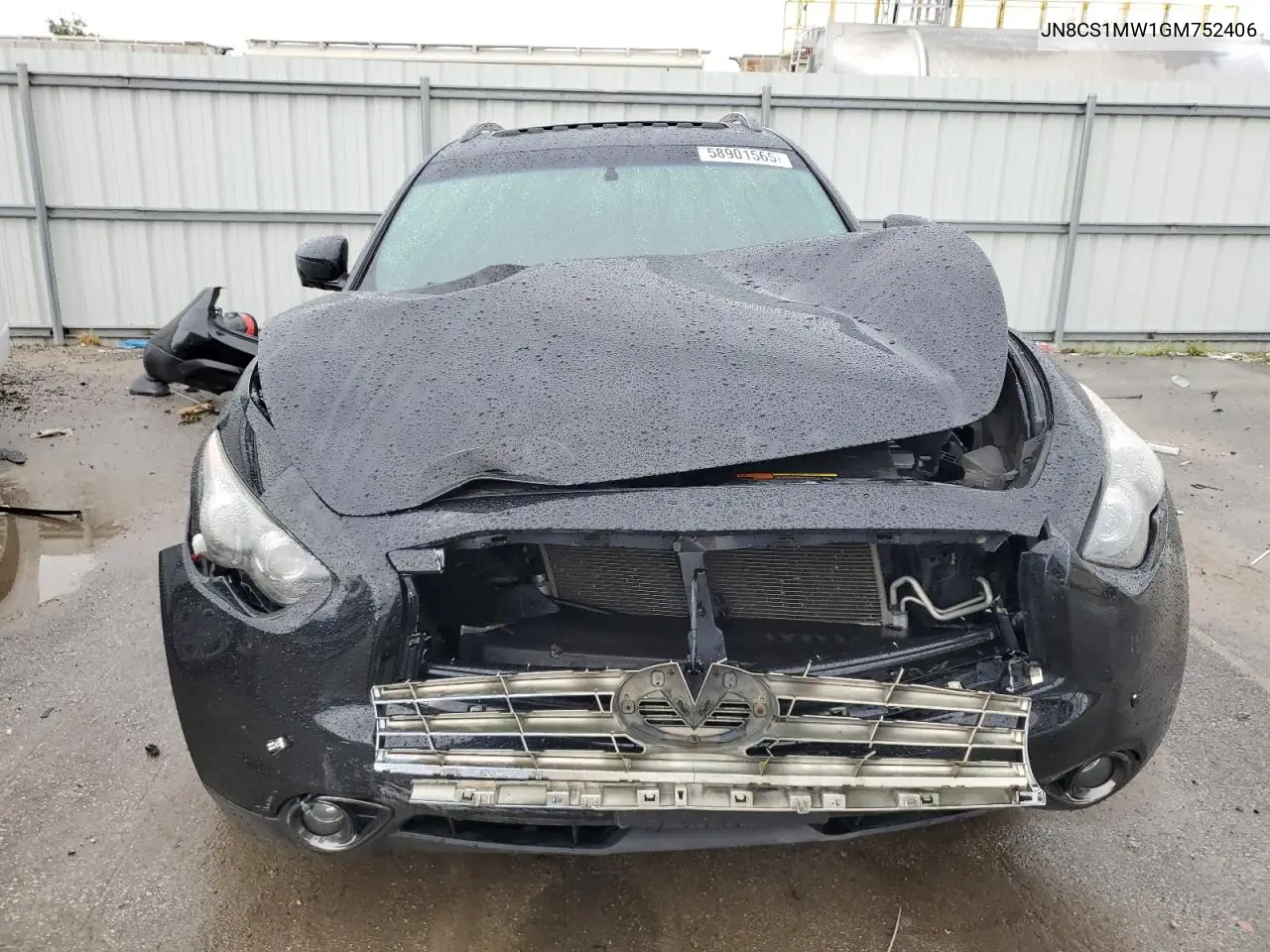 2016 Infiniti Qx70 VIN: JN8CS1MW1GM752406 Lot: 58901565