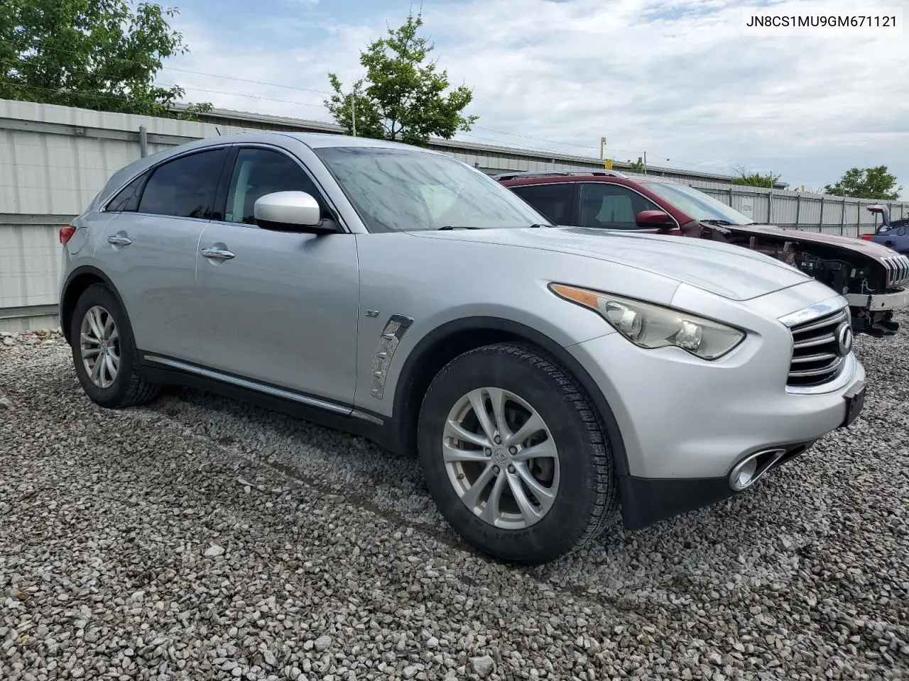 2016 Infiniti Qx70 VIN: JN8CS1MU9GM671121 Lot: 59466735