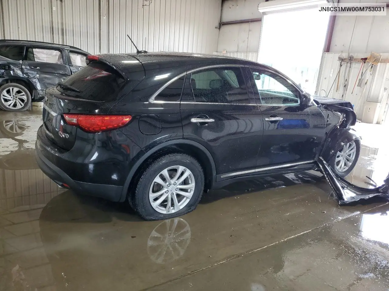 2016 Infiniti Qx70 VIN: JN8CS1MW0GM753031 Lot: 59922585