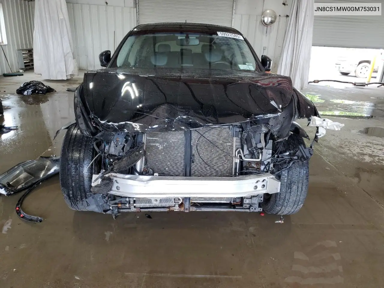 2016 Infiniti Qx70 VIN: JN8CS1MW0GM753031 Lot: 59922585