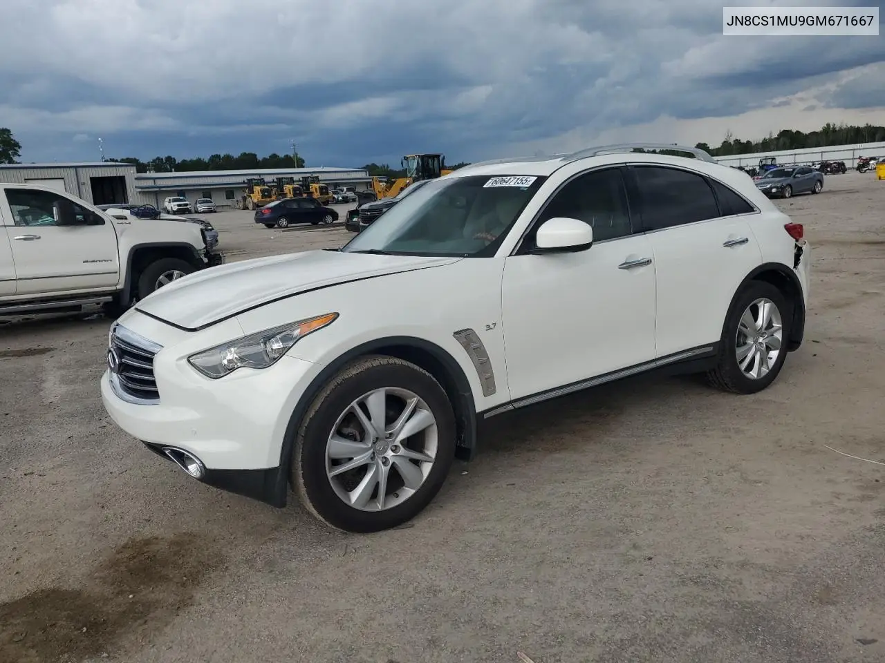 2016 Infiniti Qx70 VIN: JN8CS1MU9GM671667 Lot: 60647155