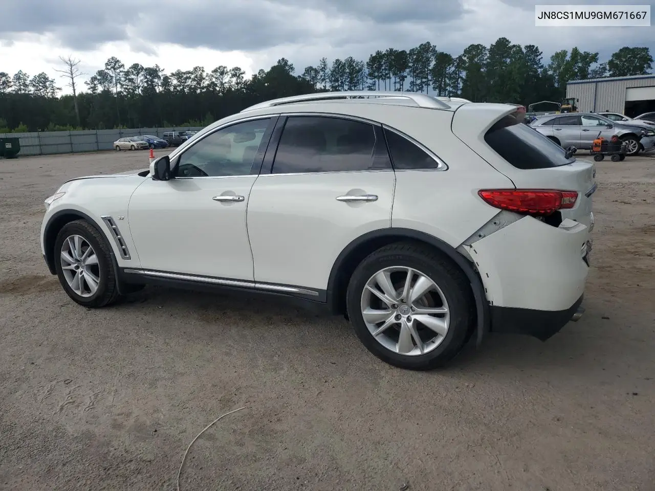 2016 Infiniti Qx70 VIN: JN8CS1MU9GM671667 Lot: 60647155