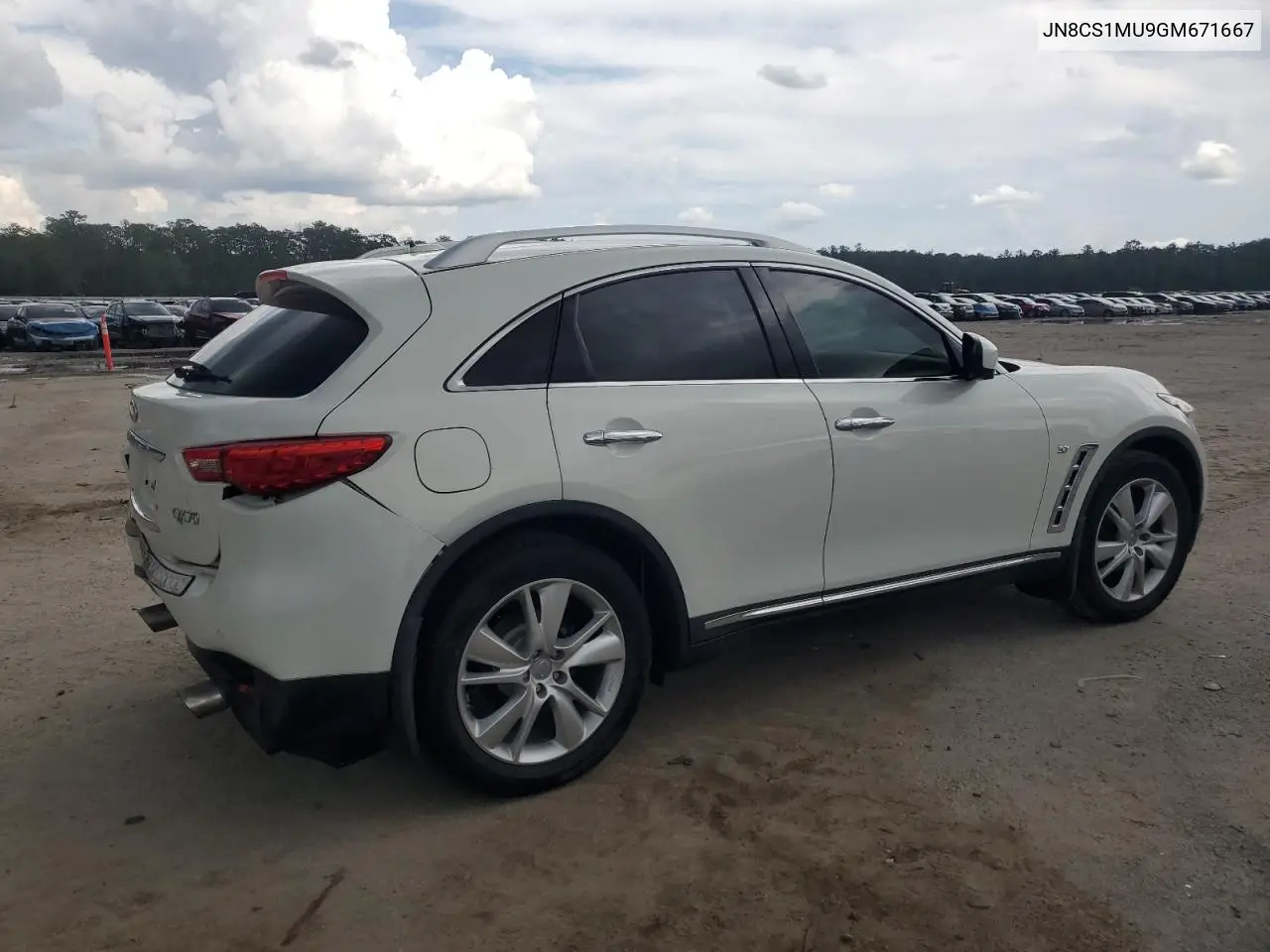 2016 Infiniti Qx70 VIN: JN8CS1MU9GM671667 Lot: 60647155