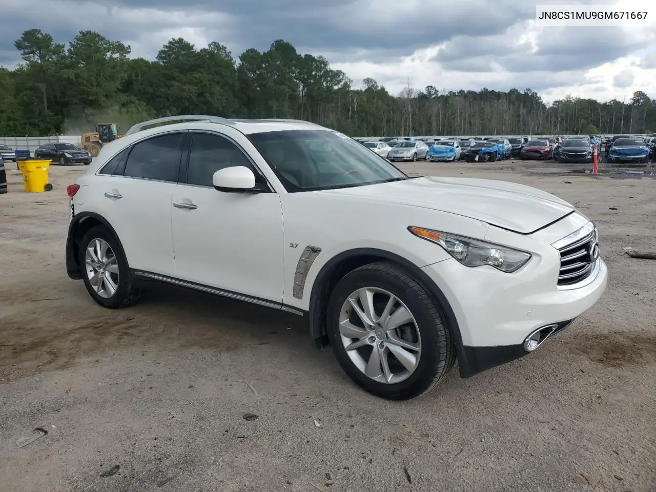 2016 Infiniti Qx70 VIN: JN8CS1MU9GM671667 Lot: 60647155