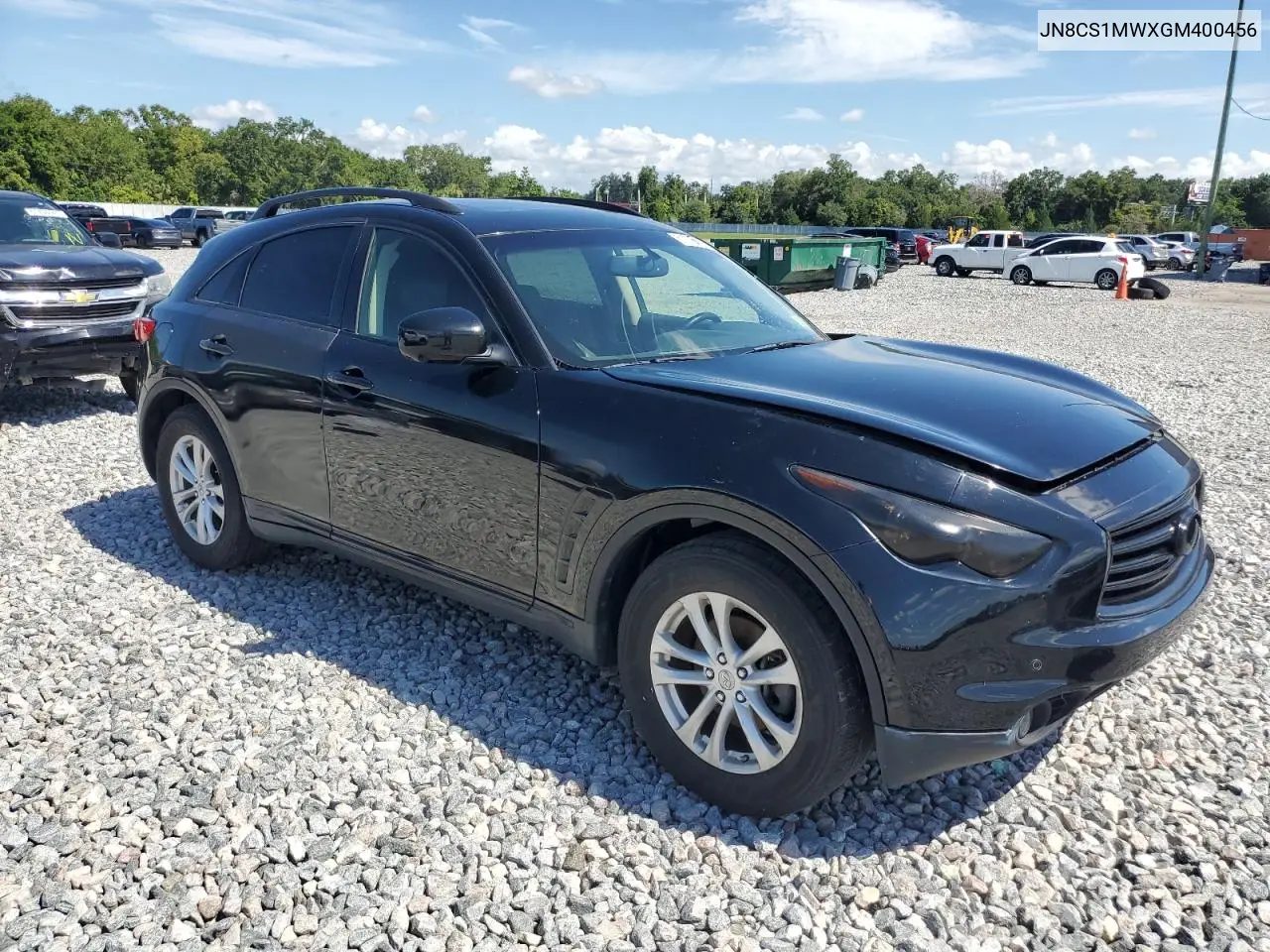 2016 Infiniti Qx70 VIN: JN8CS1MWXGM400456 Lot: 61276945