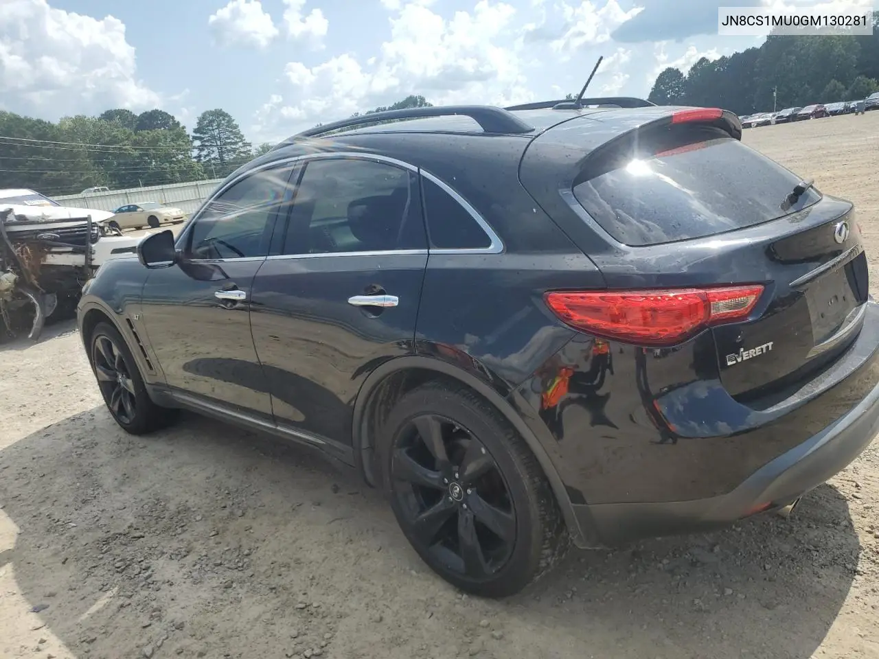 2016 Infiniti Qx70 VIN: JN8CS1MU0GM130281 Lot: 62695475