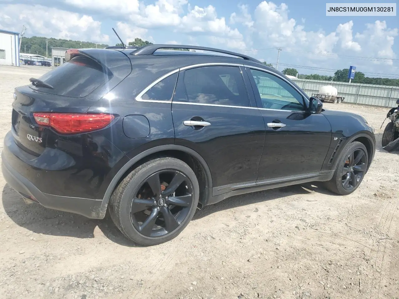 2016 Infiniti Qx70 VIN: JN8CS1MU0GM130281 Lot: 62695475