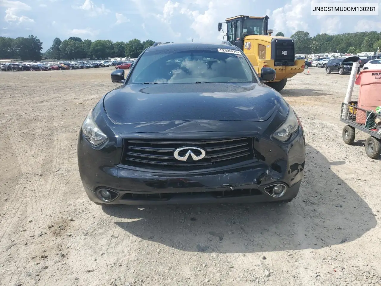 2016 Infiniti Qx70 VIN: JN8CS1MU0GM130281 Lot: 62695475