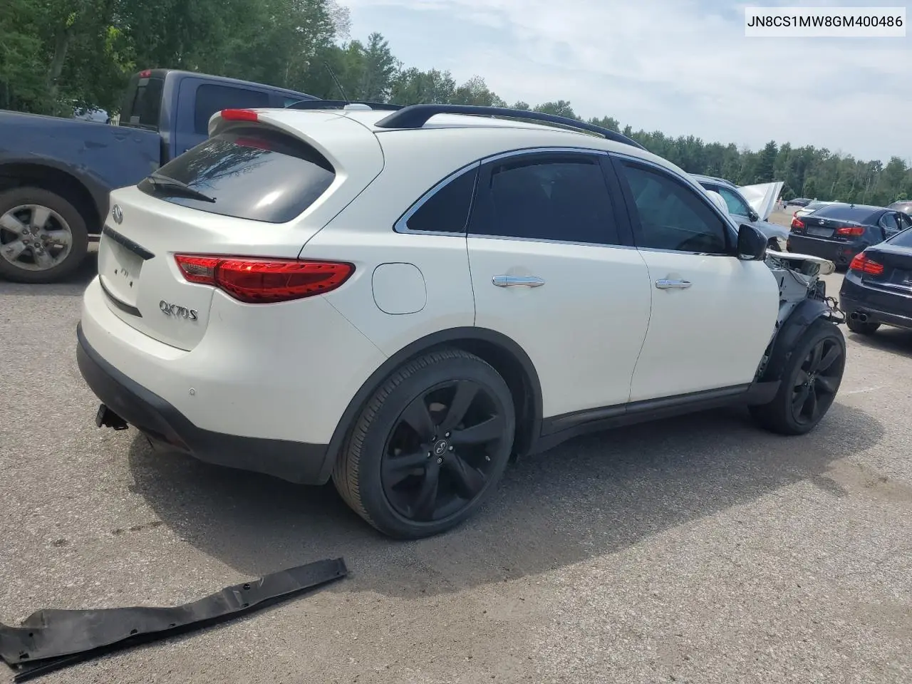 2016 Infiniti Qx70 VIN: JN8CS1MW8GM400486 Lot: 63880765