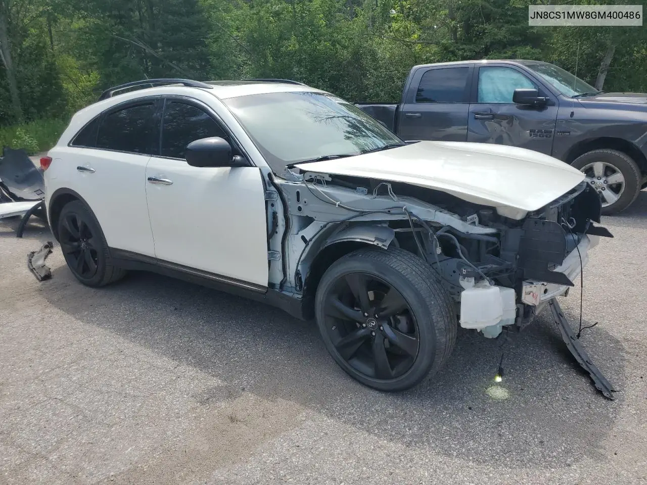 2016 Infiniti Qx70 VIN: JN8CS1MW8GM400486 Lot: 63880765