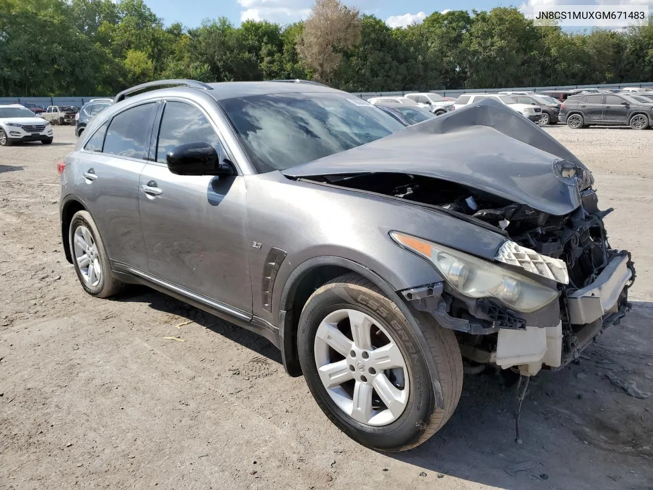 2016 Infiniti Qx70 VIN: JN8CS1MUXGM671483 Lot: 70624084