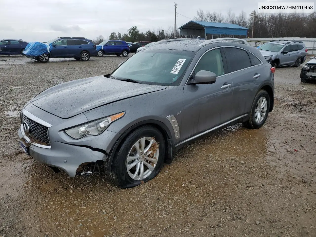 2017 Infiniti Qx70 VIN: JN8CS1MW7HM410458 Lot: 43272385