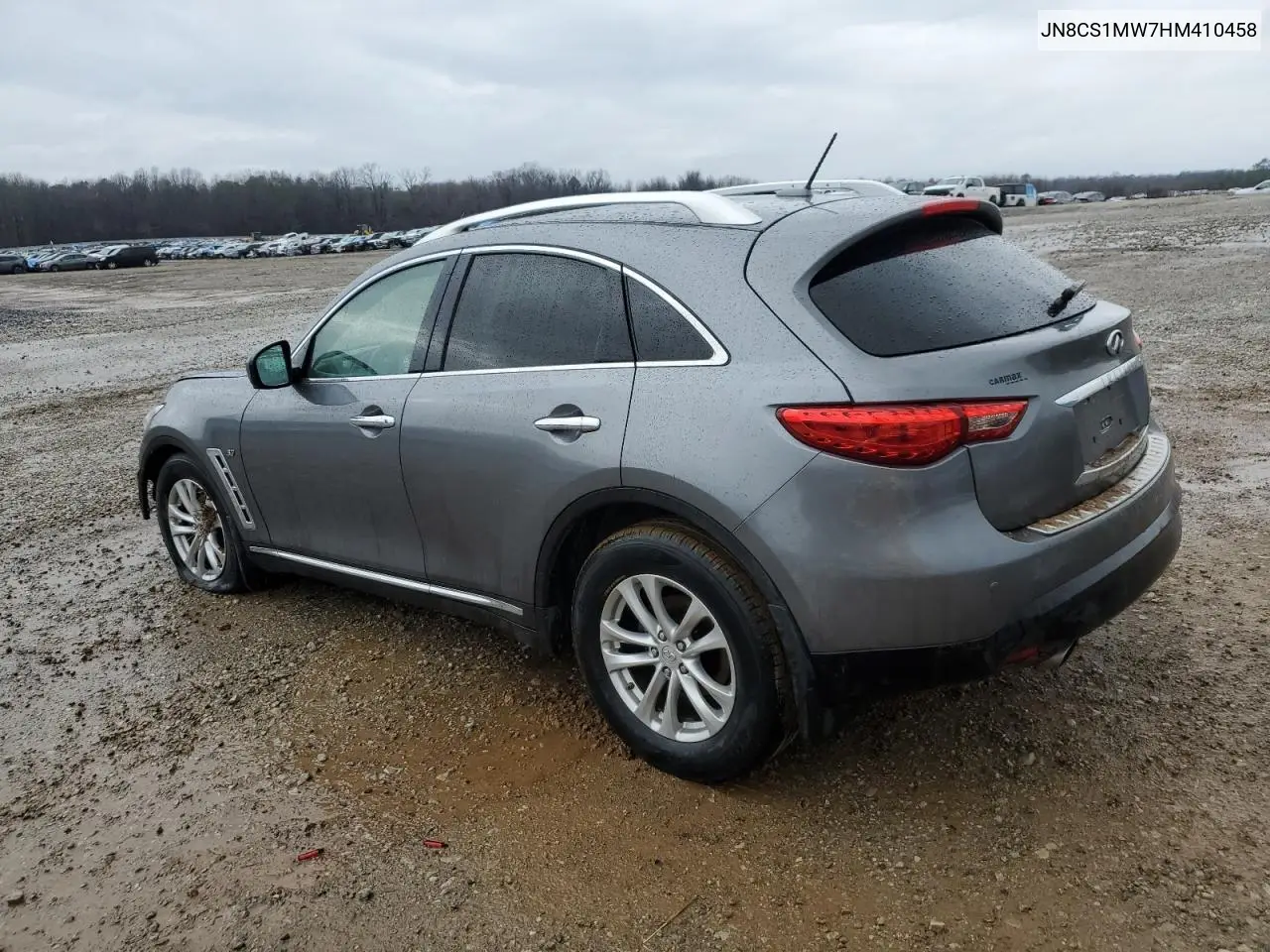 2017 Infiniti Qx70 VIN: JN8CS1MW7HM410458 Lot: 43272385