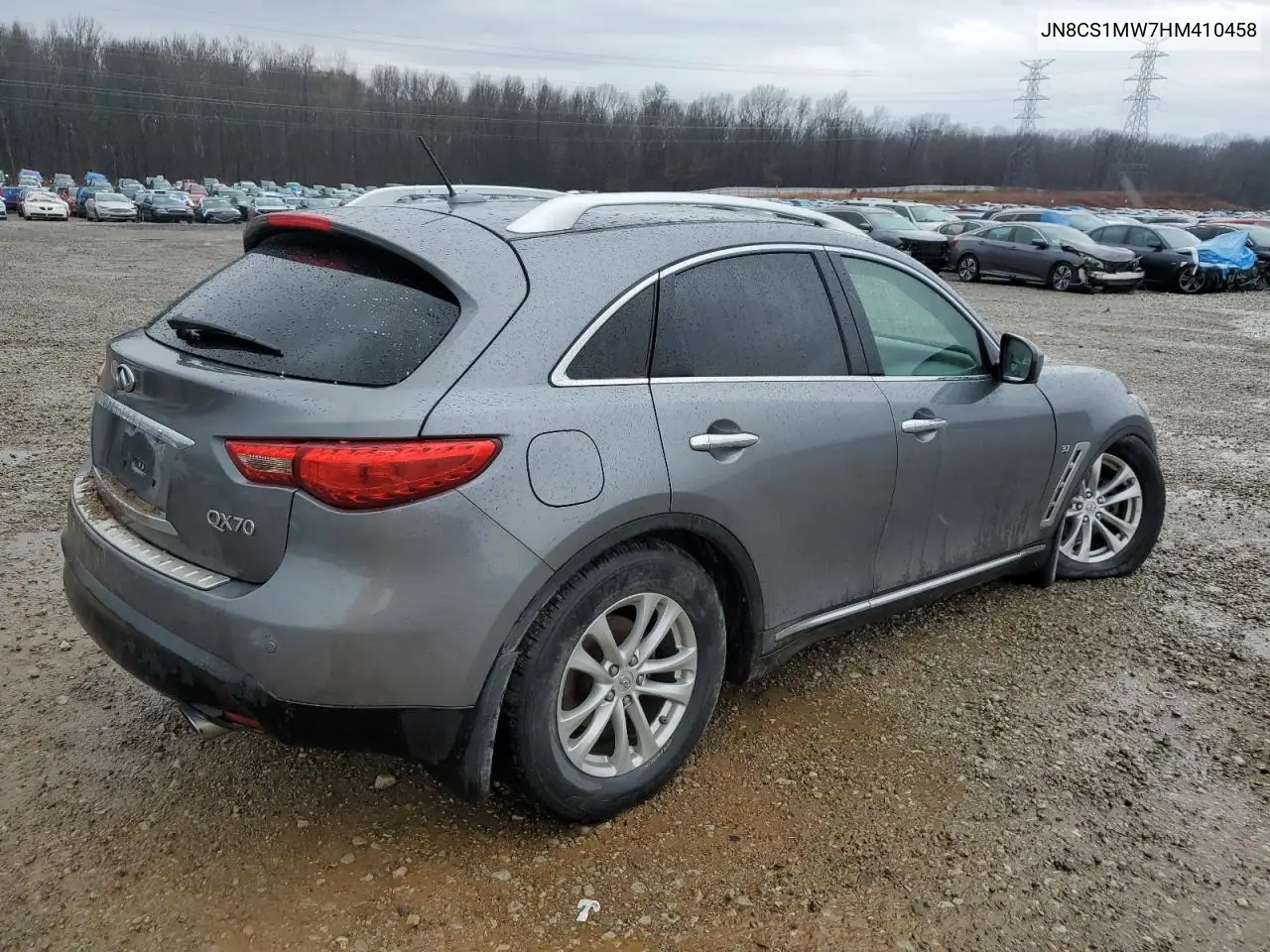 2017 Infiniti Qx70 VIN: JN8CS1MW7HM410458 Lot: 43272385
