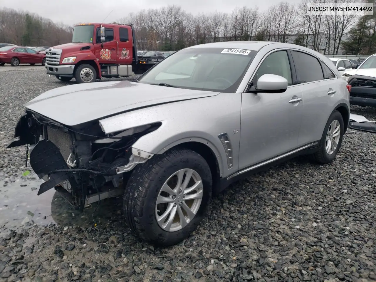 2017 Infiniti Qx70 VIN: JN8CS1MW5HM414492 Lot: 52415495