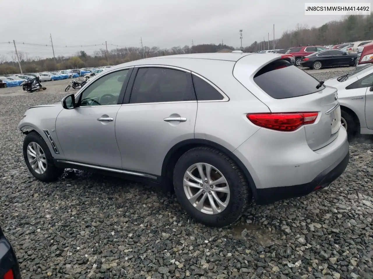 2017 Infiniti Qx70 VIN: JN8CS1MW5HM414492 Lot: 52415495
