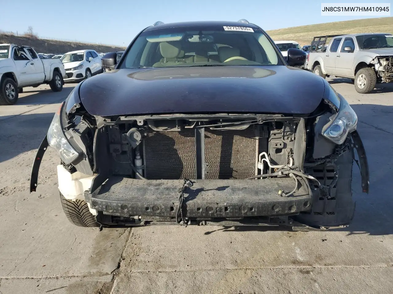 2017 Infiniti Qx70 VIN: JN8CS1MW7HM410945 Lot: 52757855