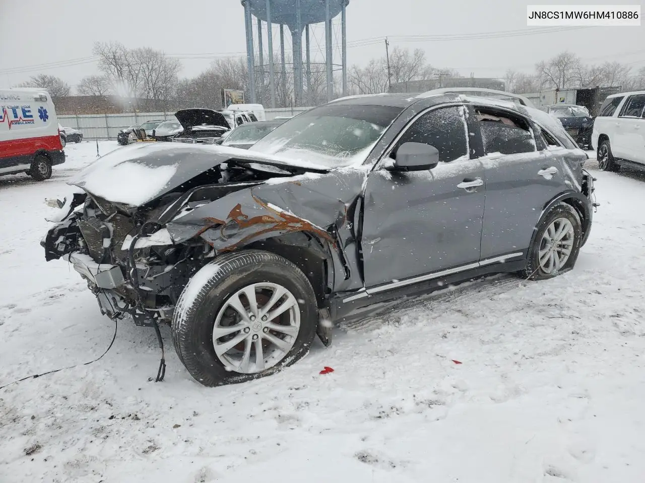 2017 Infiniti Qx70 VIN: JN8CS1MW6HM410886 Lot: 54278645