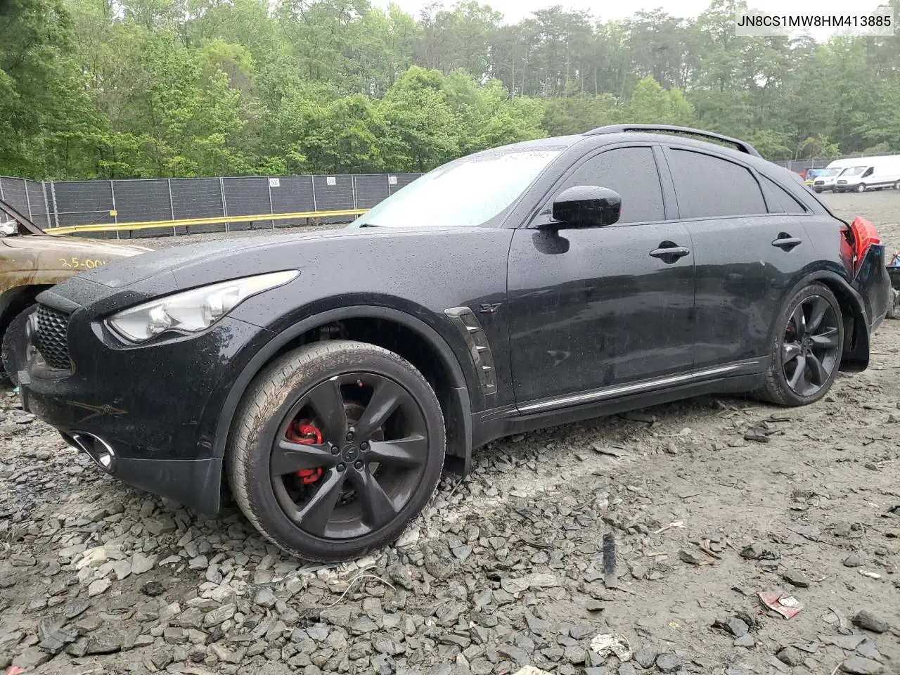 2017 Infiniti Qx70 VIN: JN8CS1MW8HM413885 Lot: 54278995