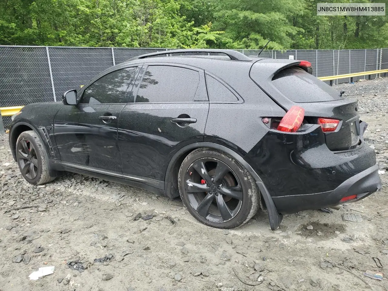 2017 Infiniti Qx70 VIN: JN8CS1MW8HM413885 Lot: 54278995