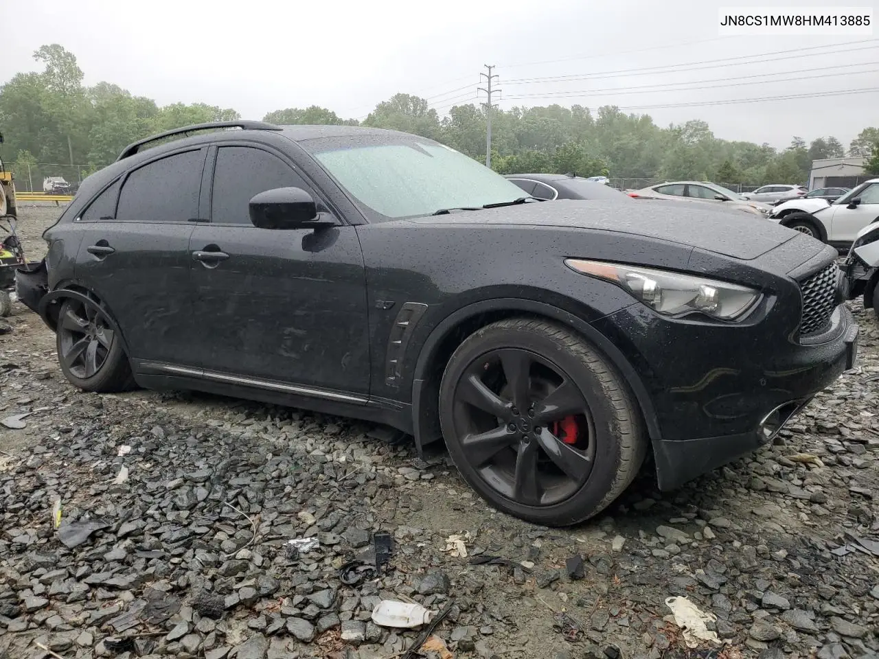 2017 Infiniti Qx70 VIN: JN8CS1MW8HM413885 Lot: 54278995