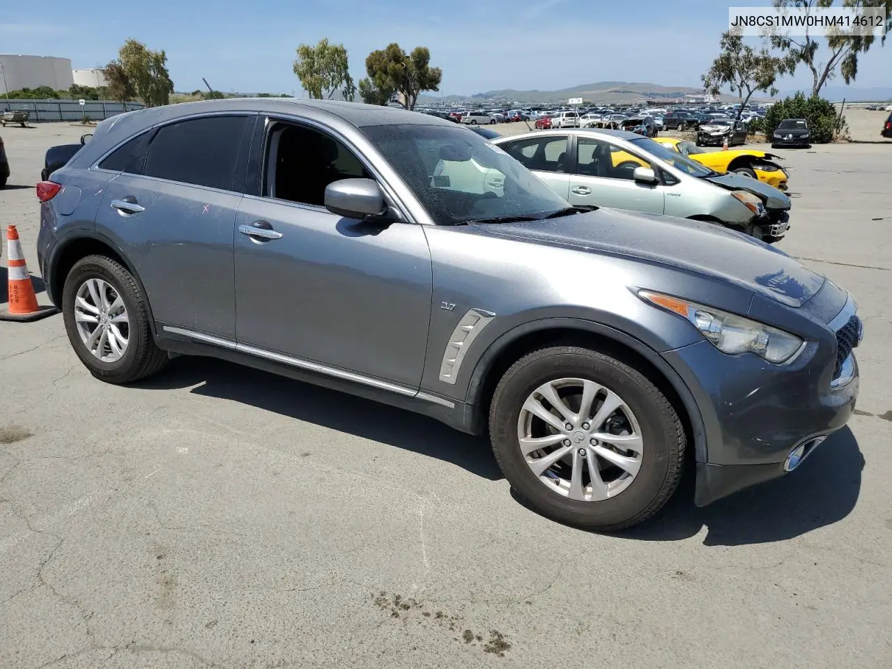 2017 Infiniti Qx70 VIN: JN8CS1MW0HM414612 Lot: 55169185