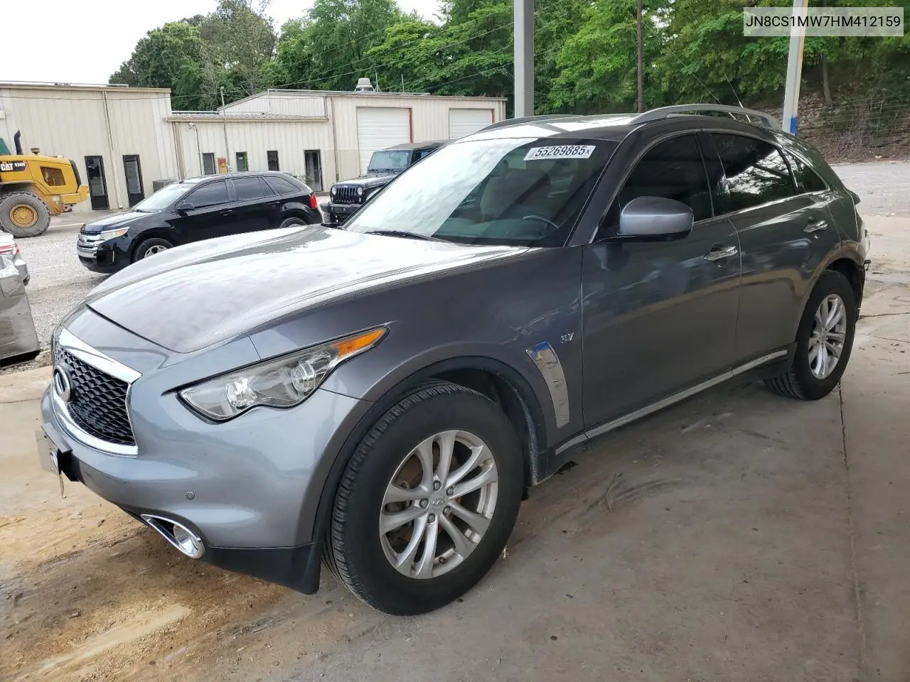 2017 Infiniti Qx70 VIN: JN8CS1MW7HM412159 Lot: 55269885
