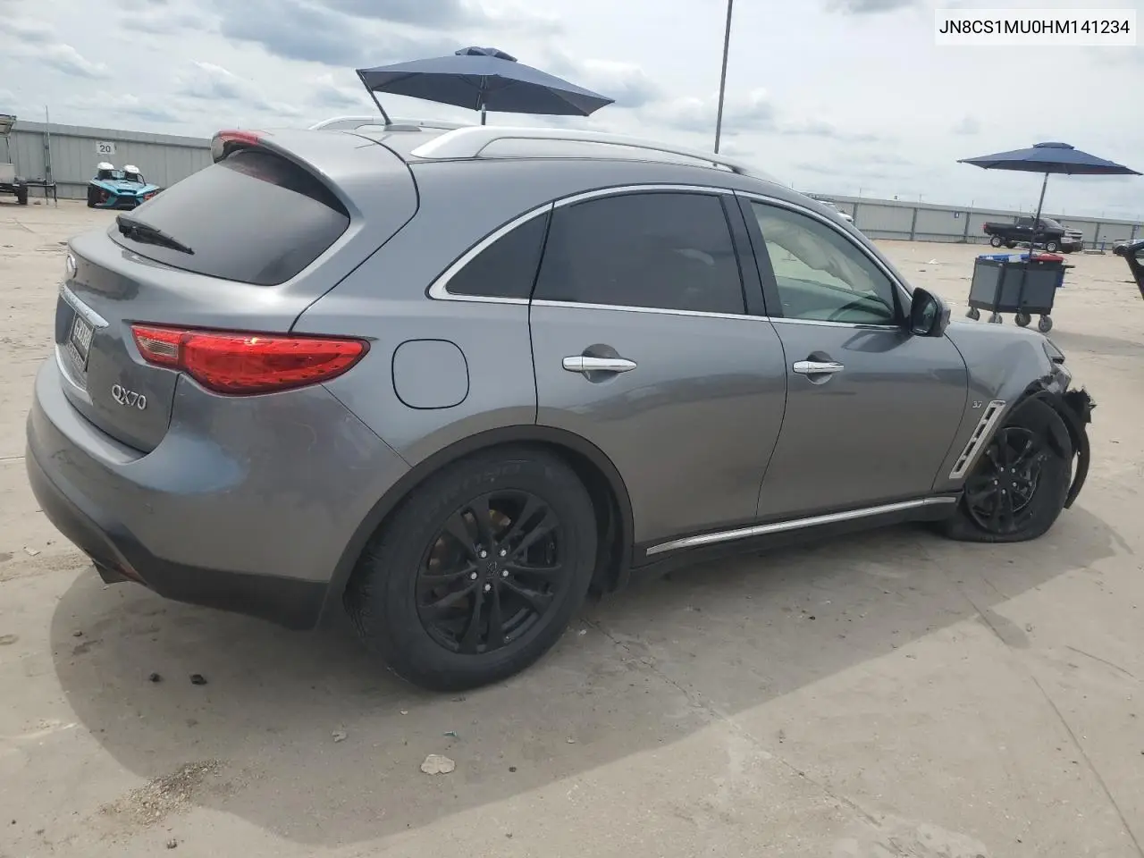2017 Infiniti Qx70 VIN: JN8CS1MU0HM141234 Lot: 56102205