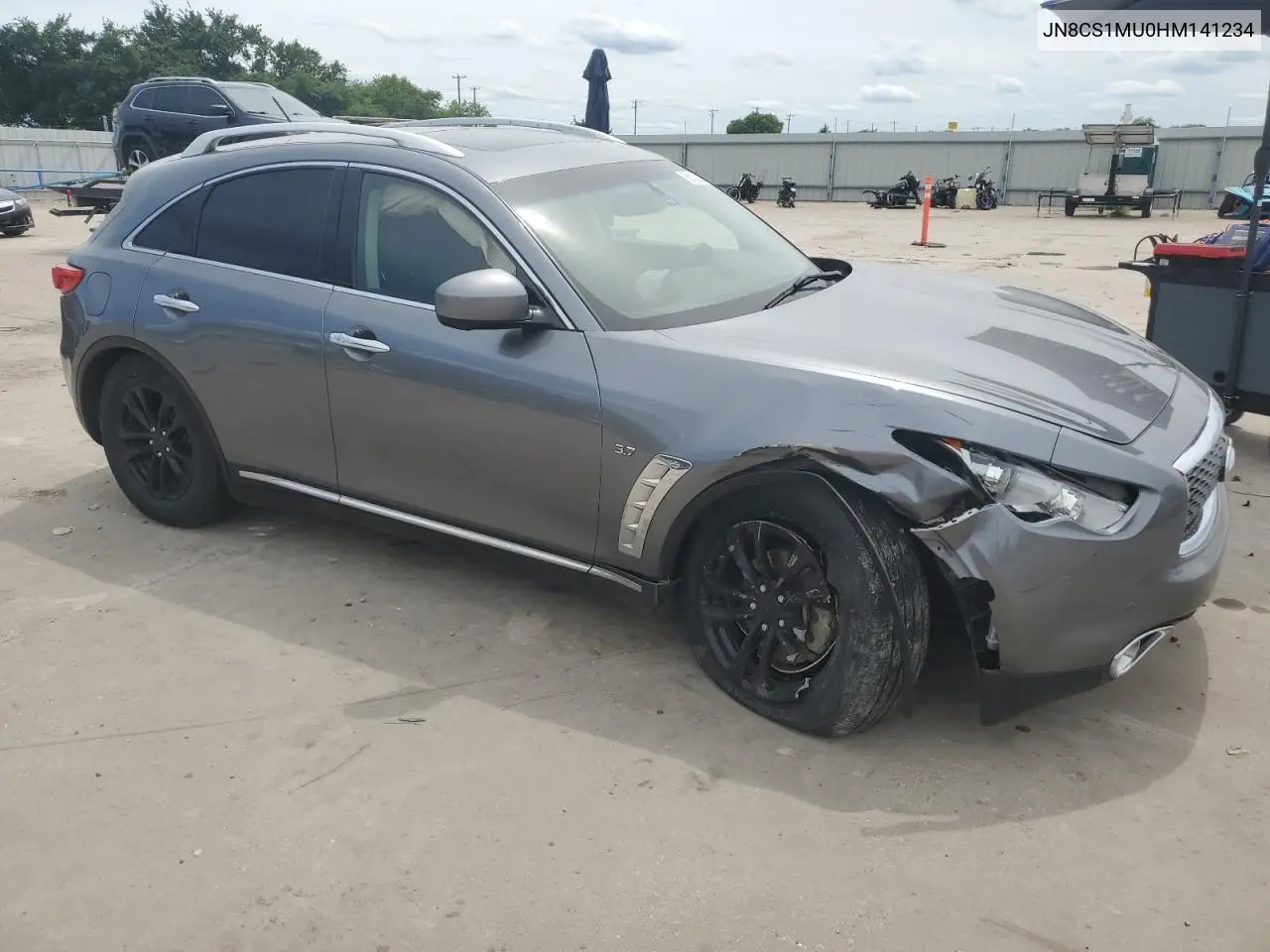 2017 Infiniti Qx70 VIN: JN8CS1MU0HM141234 Lot: 56102205