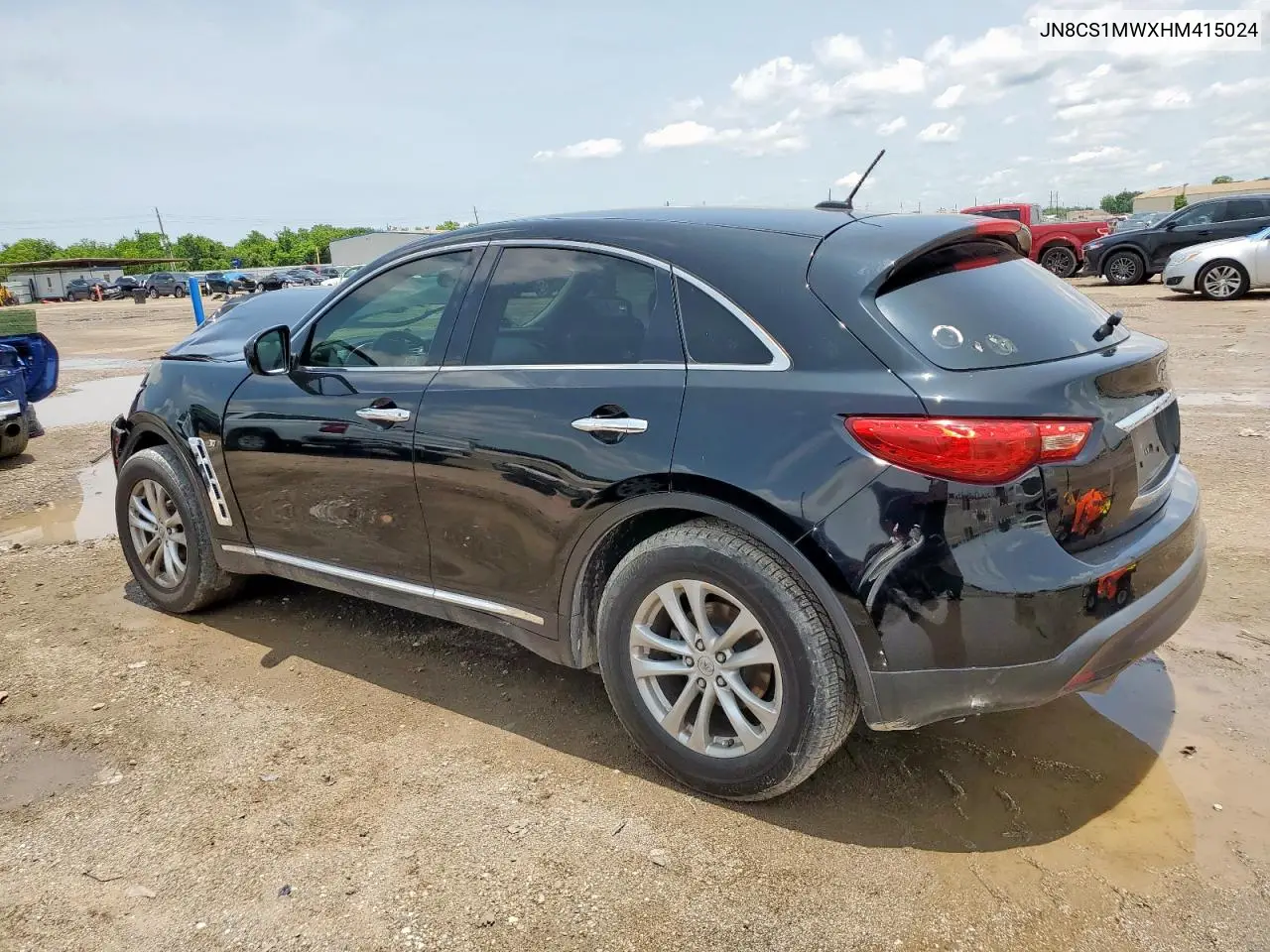 2017 Infiniti Qx70 VIN: JN8CS1MWXHM415024 Lot: 59023795