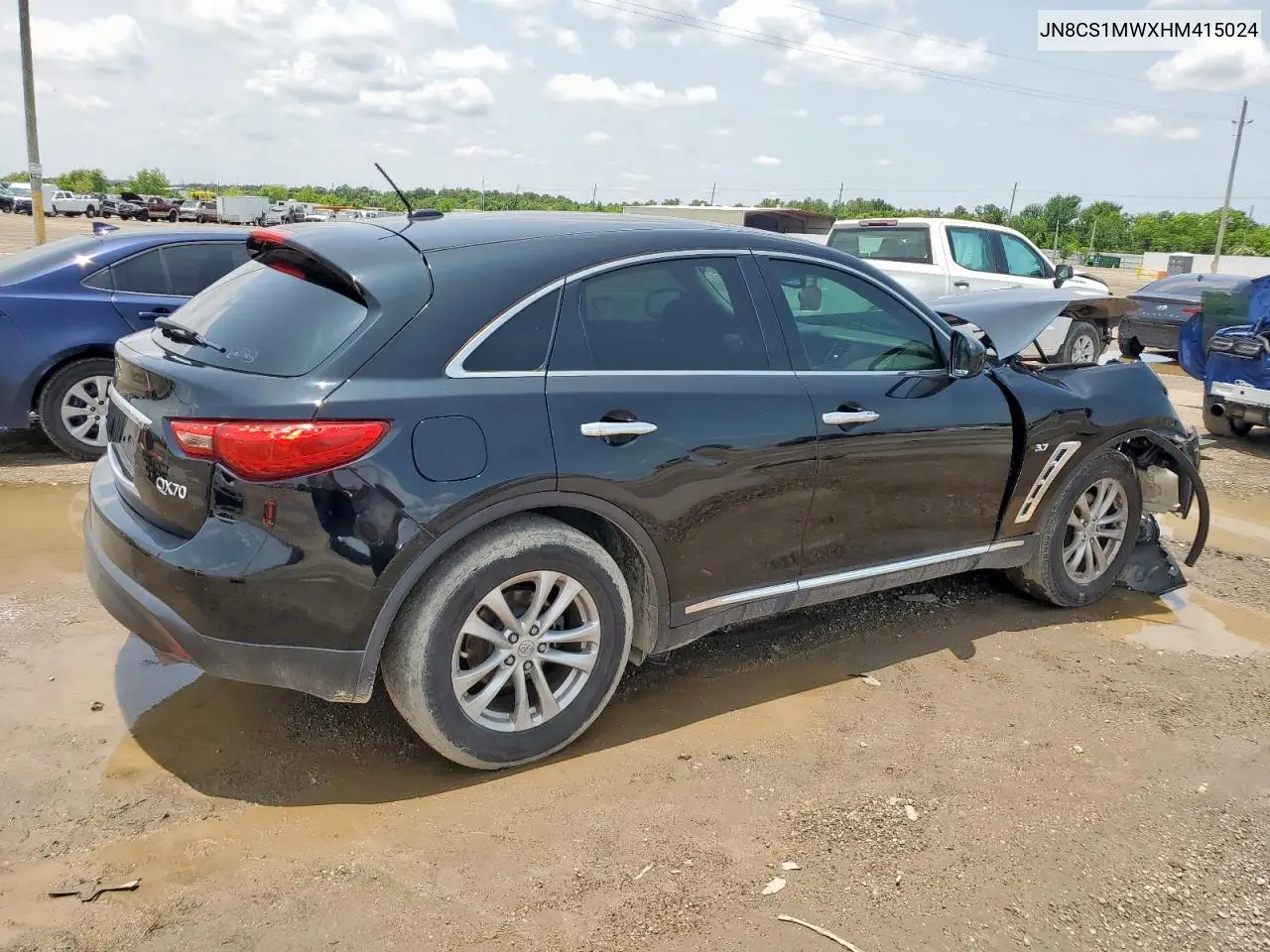 2017 Infiniti Qx70 VIN: JN8CS1MWXHM415024 Lot: 59023795